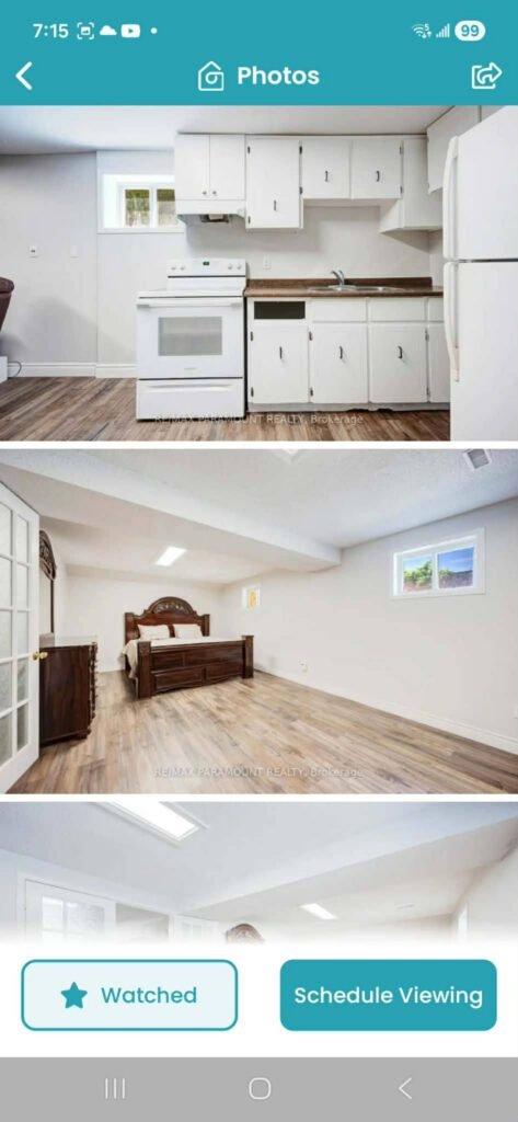 CHO THUÊ 2 PHÒNG BASEMENT 100% MỚI SẠCH ĐẸP - POSTAL CODE L5J2B7