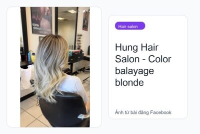 Hung Hair Salon - Color balayage blonde
