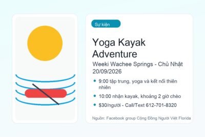 Yoga Kayak Adventure tại Weeki Wachee Springs